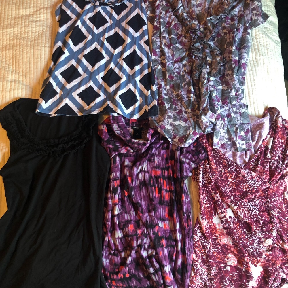 Ann Taylor medium dress shirt bundle